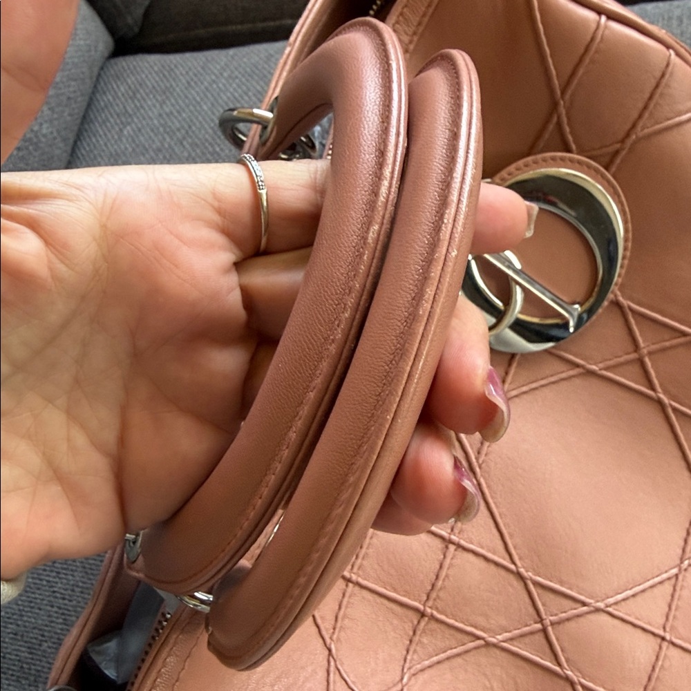 Christian Dior Granville Cannage Small Top Hdl Bag Pristine - Picture 12 of 15